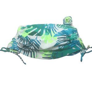 Xhilaration Women's Size 16W Longline Side-Cinch Bandeau Bikini Swim Top NWOT